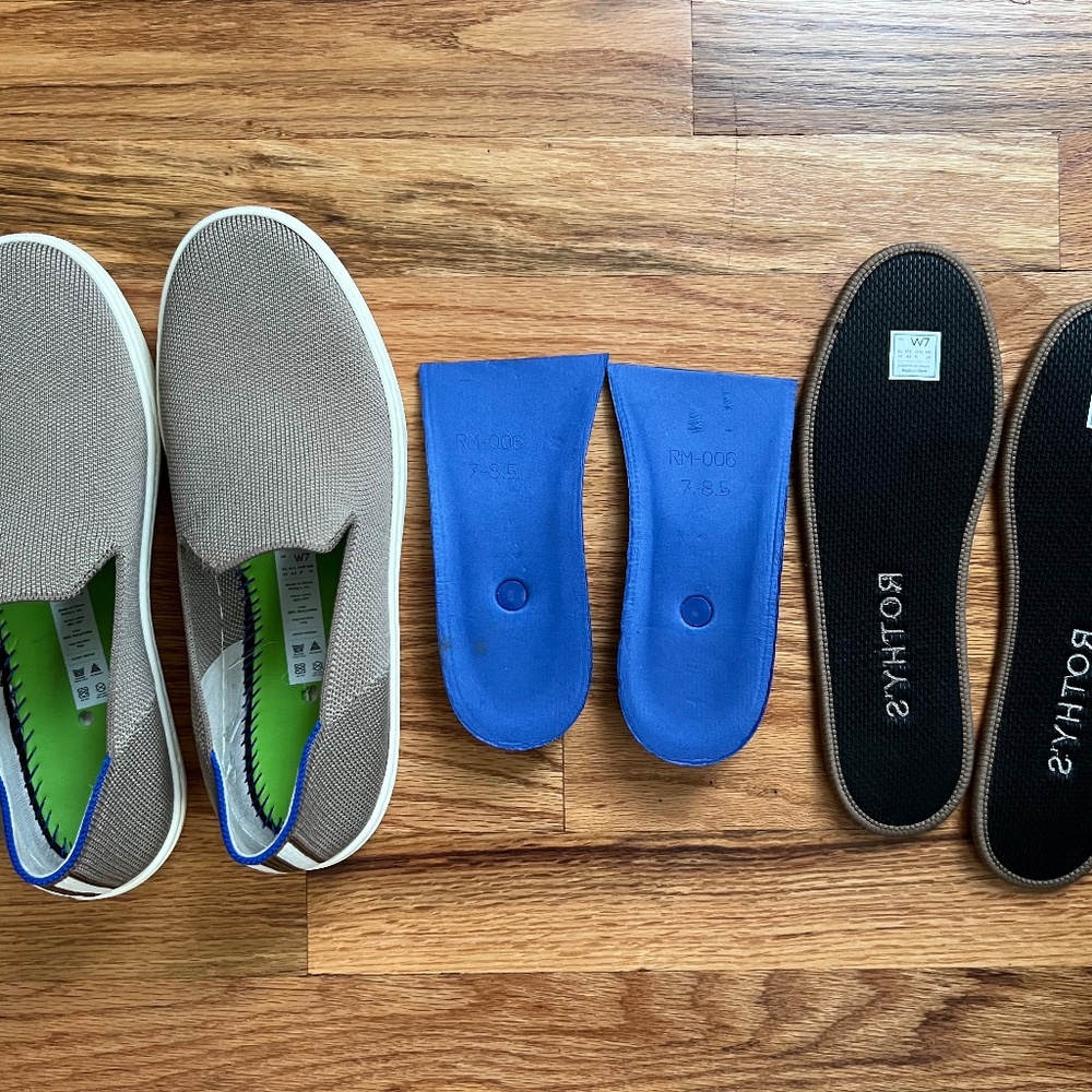 Rothy’s The original slip-on sneakers in Latte women’s size 7 - Picture 11 of 13